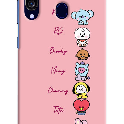 BTS names Samsung M40/A60 Hard Case Back Cover by Casekaro