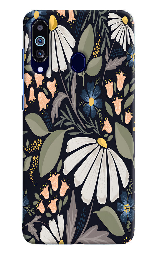 Flowers Art Samsung M40/A60 Hard Case Back Cover by Casekaro