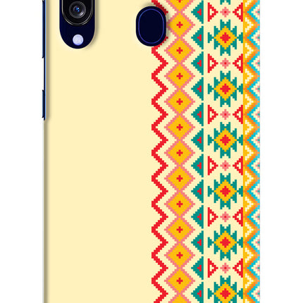 Ethnic Seamless Samsung M40/A60 Hard Case Back Cover by Casekaro