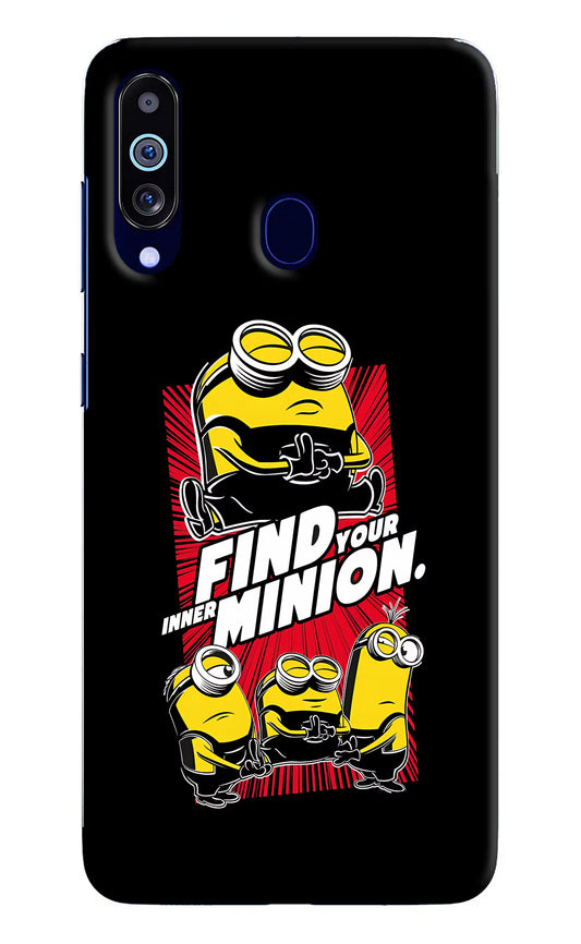 Find your inner Minion Samsung M40/A60 Hard Case Back Cover by Casekaro
