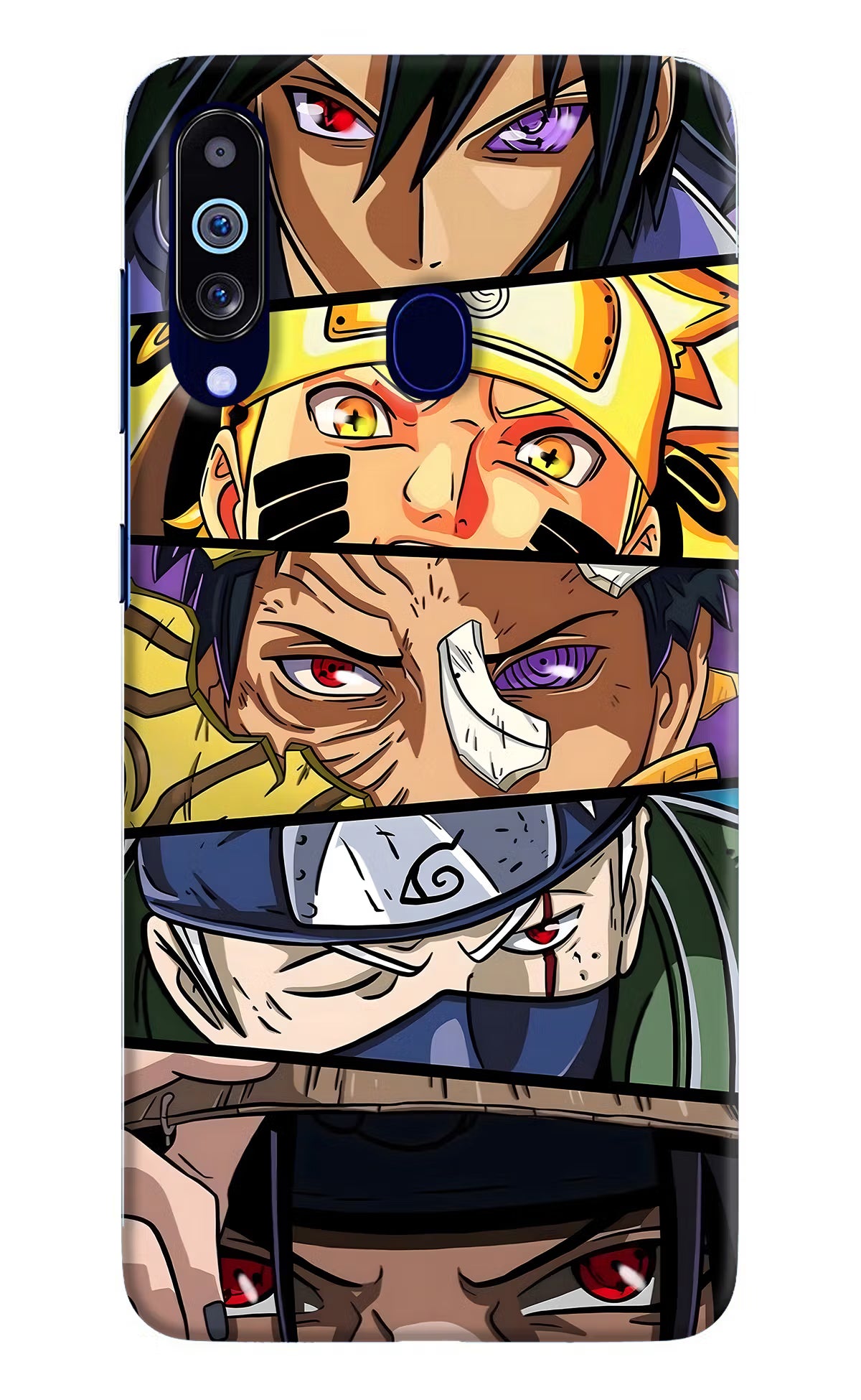 Naruto Character Samsung M40/A60 Hard Case Back Cover by Casekaro
