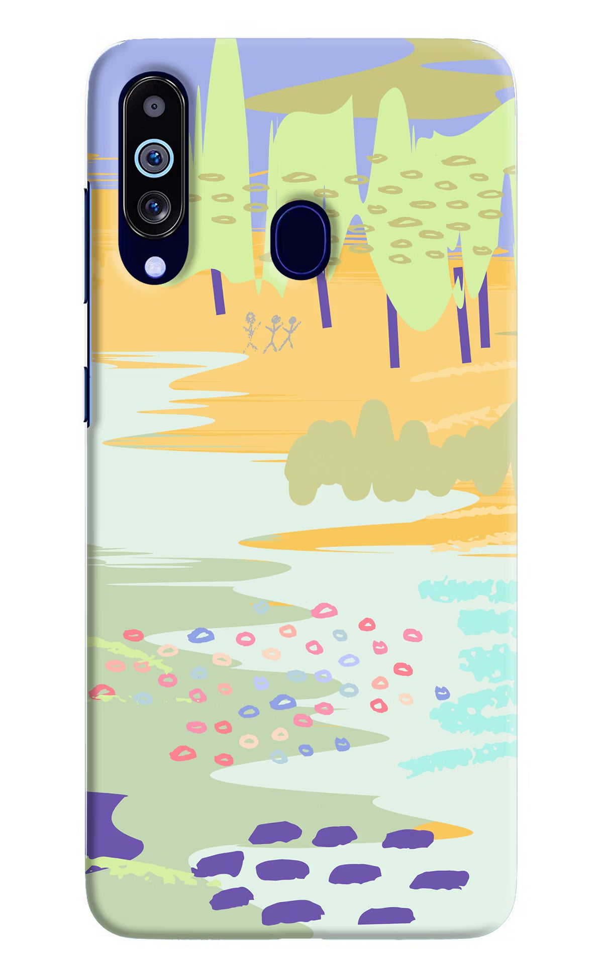 Scenery Samsung M40/A60 Hard Case Back Cover by Casekaro