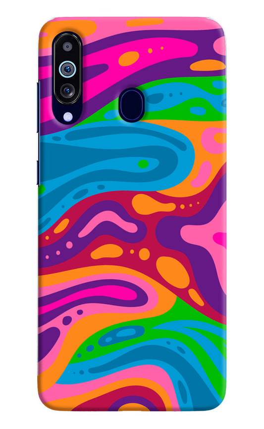 Trippy Pattern Samsung M40/A60 Hard Case Back Cover by Casekaro