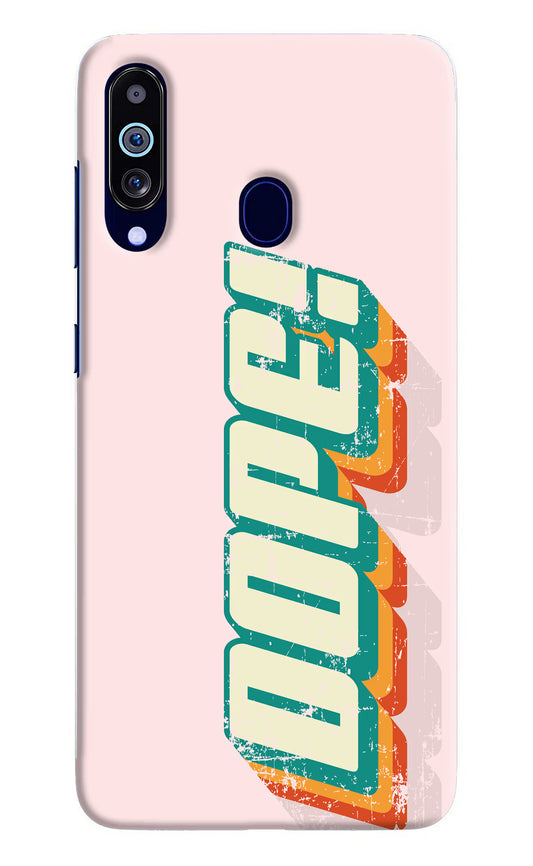 Dope Samsung M40/A60 Hard Case Back Cover by Casekaro