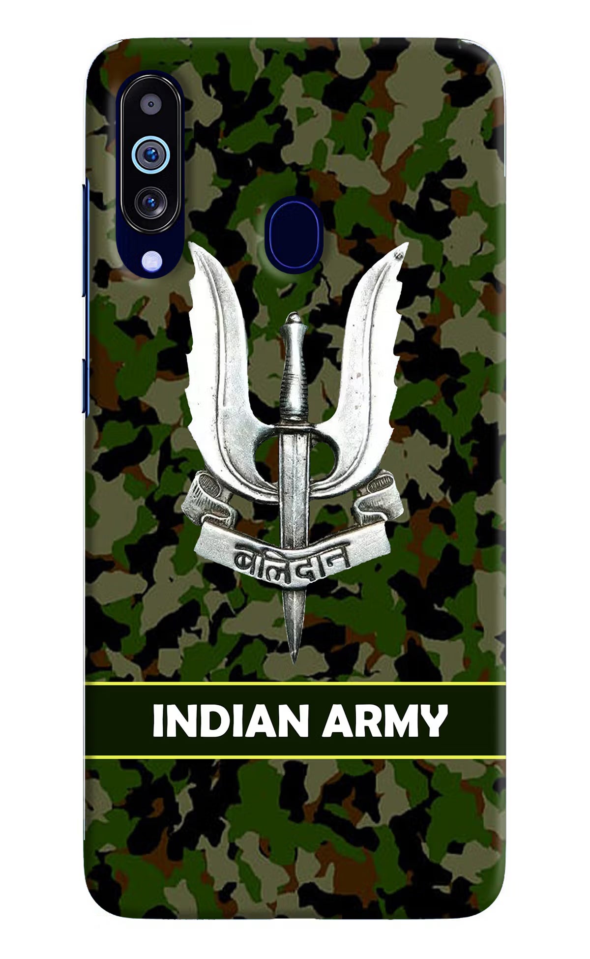Balidan Indian Logo Samsung M40/A60 Hard Case Back Cover by Casekaro