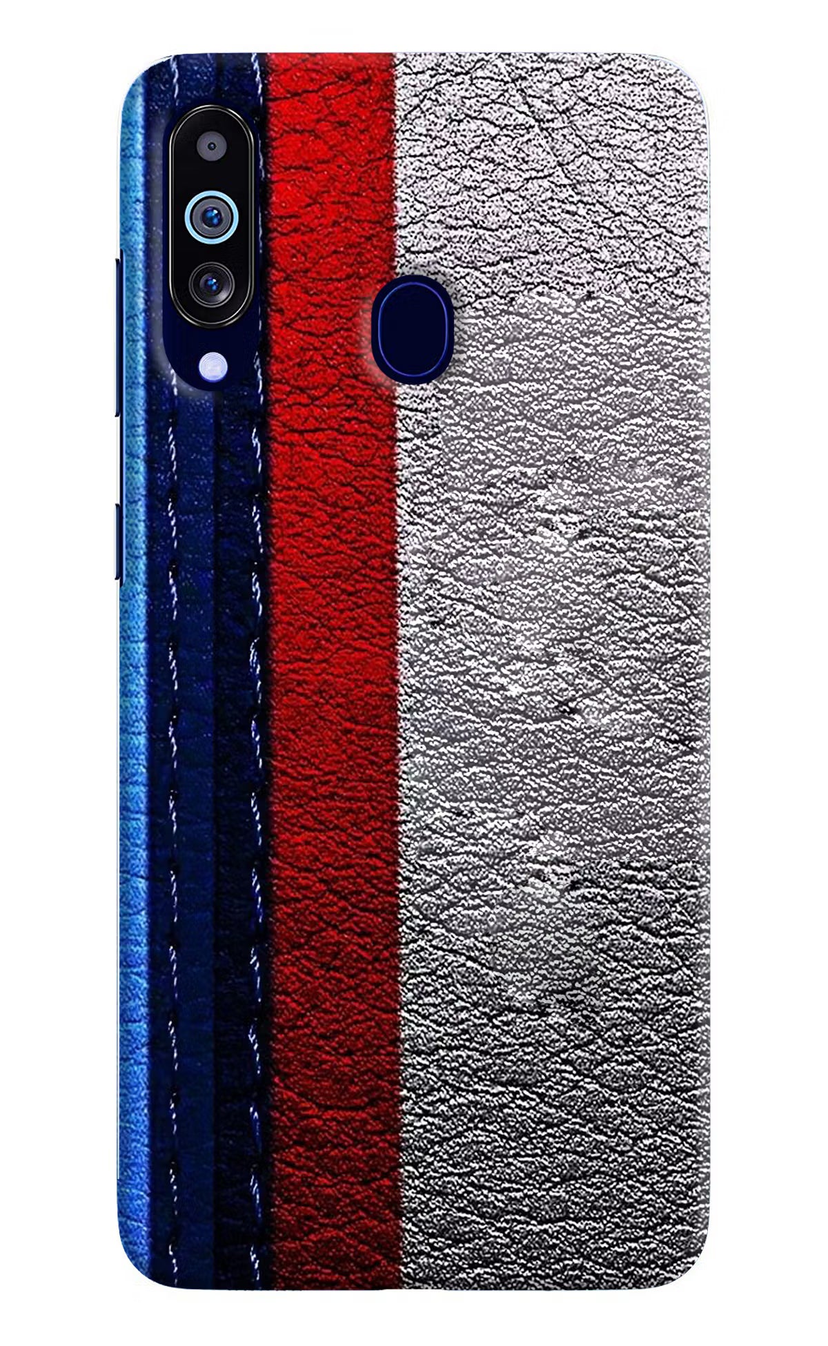 BMW Stripes Samsung M40/A60 Hard Case Back Cover by Casekaro