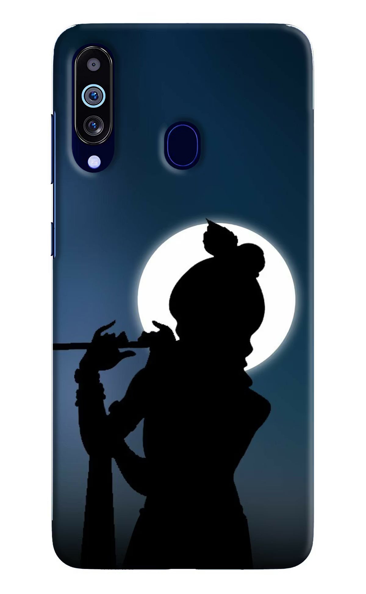 Shri Krishna Silhouette Samsung M40/A60 Hard Case Back Cover by Casekaro