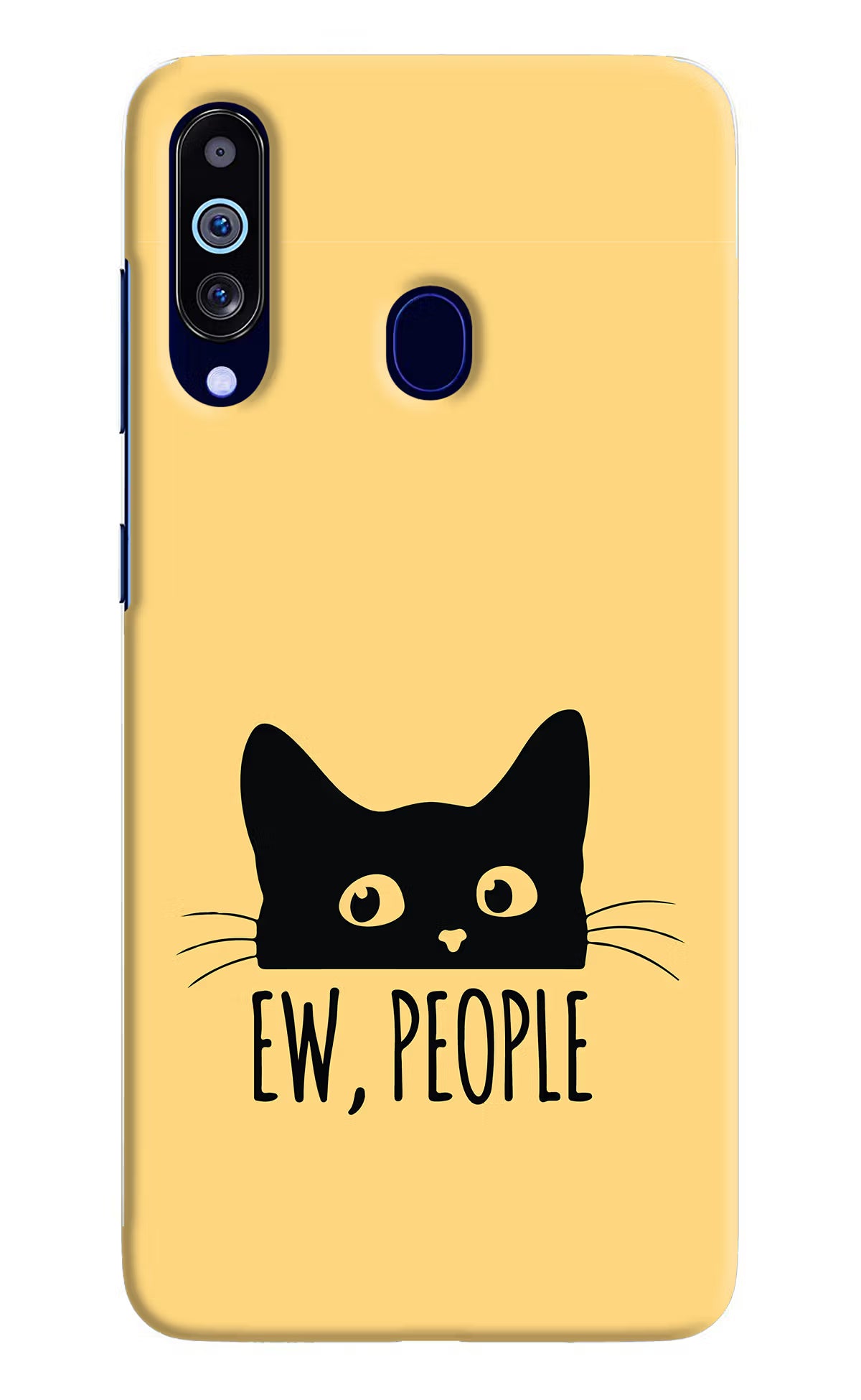 Ew People Catitude Samsung M40/A60 Hard Case Back Cover by Casekaro