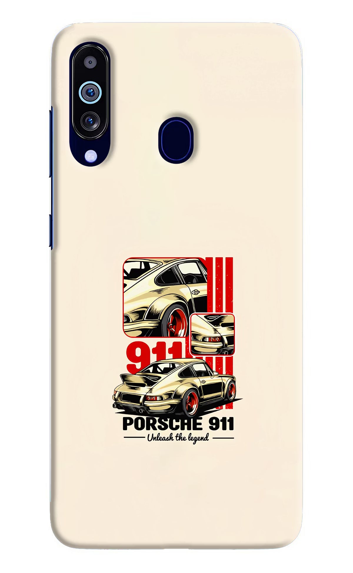 Classic Porsche 911 Samsung M40/A60 Hard Case Back Cover by Casekaro