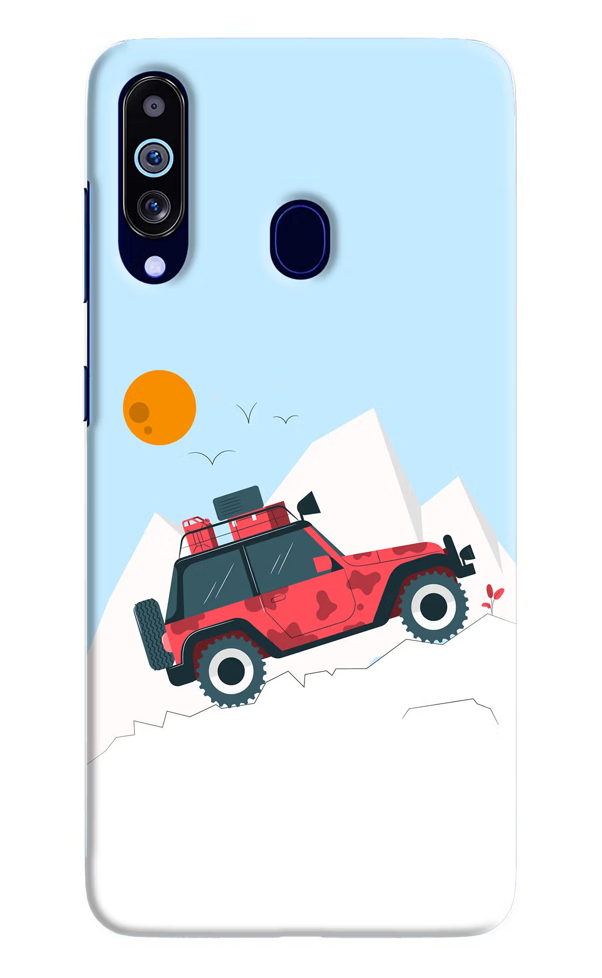 Mountain Trail Beast Samsung M40/A60 Hard Case Back Cover by Casekaro