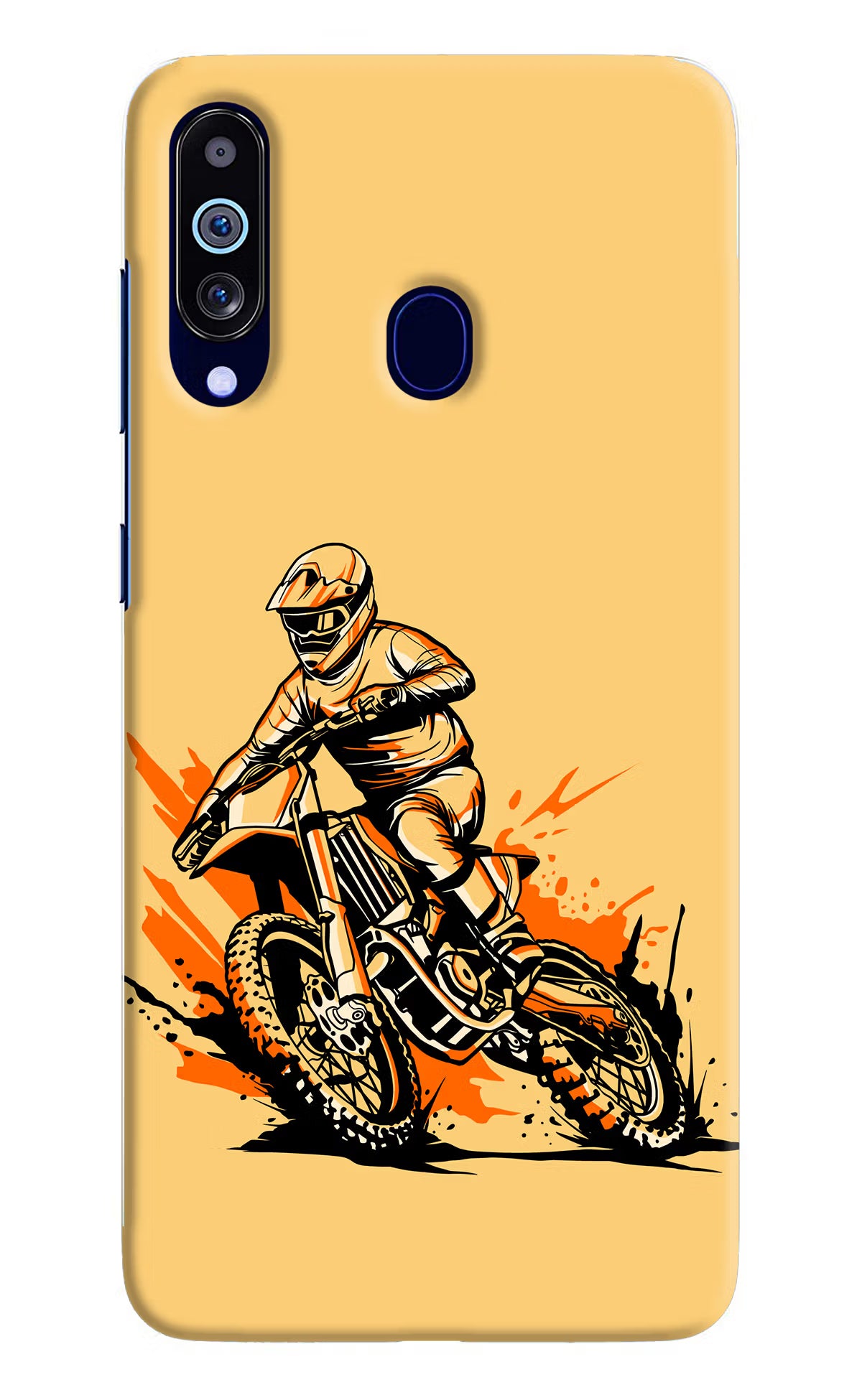 Off-Road Fury Samsung M40/A60 Hard Case Back Cover by Casekaro