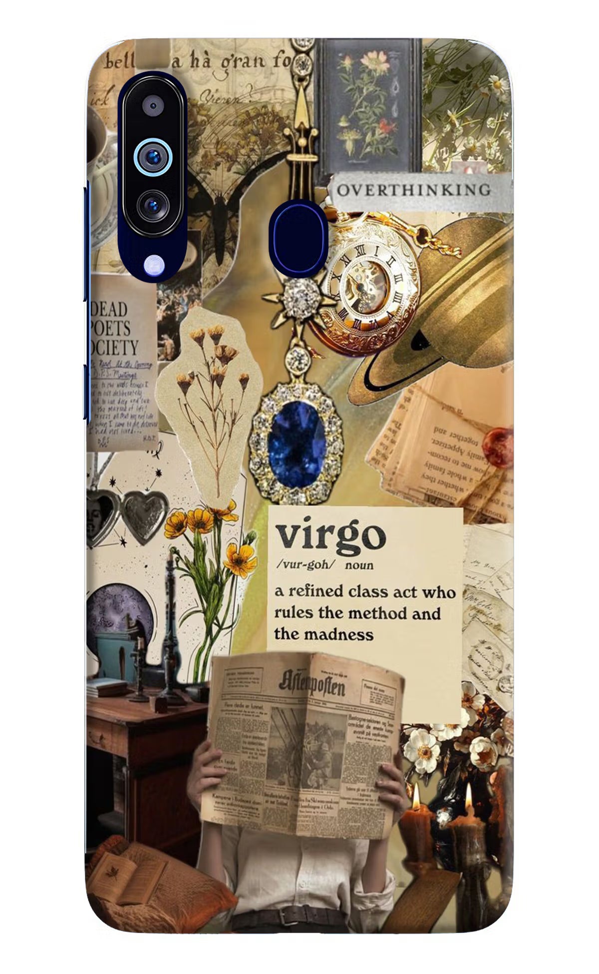 Virgo Zodiac Samsung M40/A60 Hard Case Back Cover by Casekaro