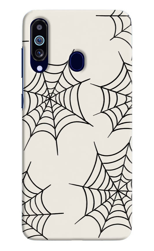 Spider Web Samsung M40/A60 Hard Case Back Cover by Casekaro