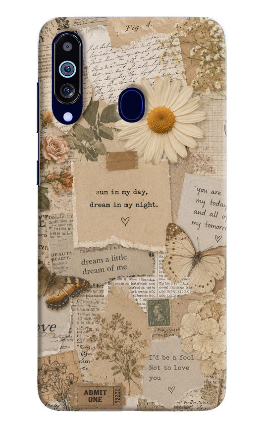 Vintage case Samsung M40/A60 Back Cover