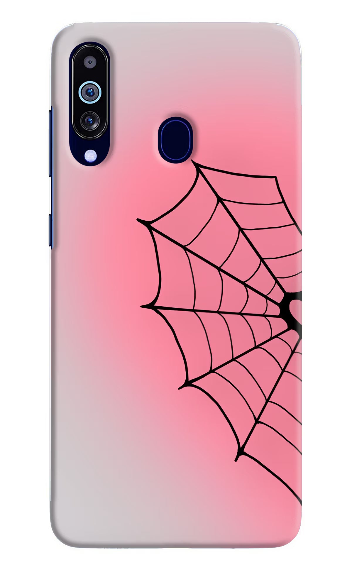 Pink Web Samsung M40/A60 Back Cover