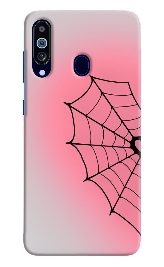 Pink Web Samsung M40/A60 Hard Case Back Cover by Casekaro