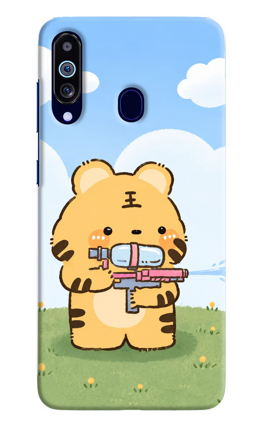 Tiger Treat Samsung M40/A60 Hard Case Back Cover by Casekaro