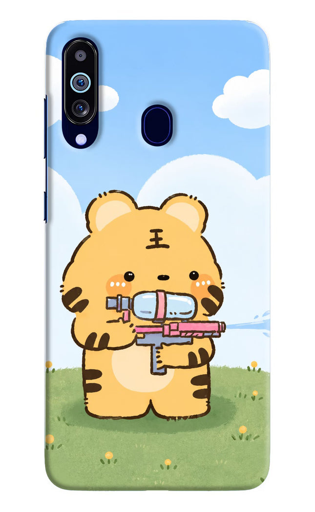 Tiger Treat Samsung M40/A60 Hard Case Back Cover by Casekaro