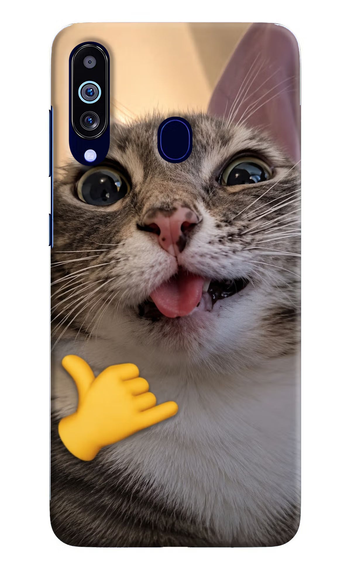 Silly Cat Call Samsung M40/A60 Back Cover