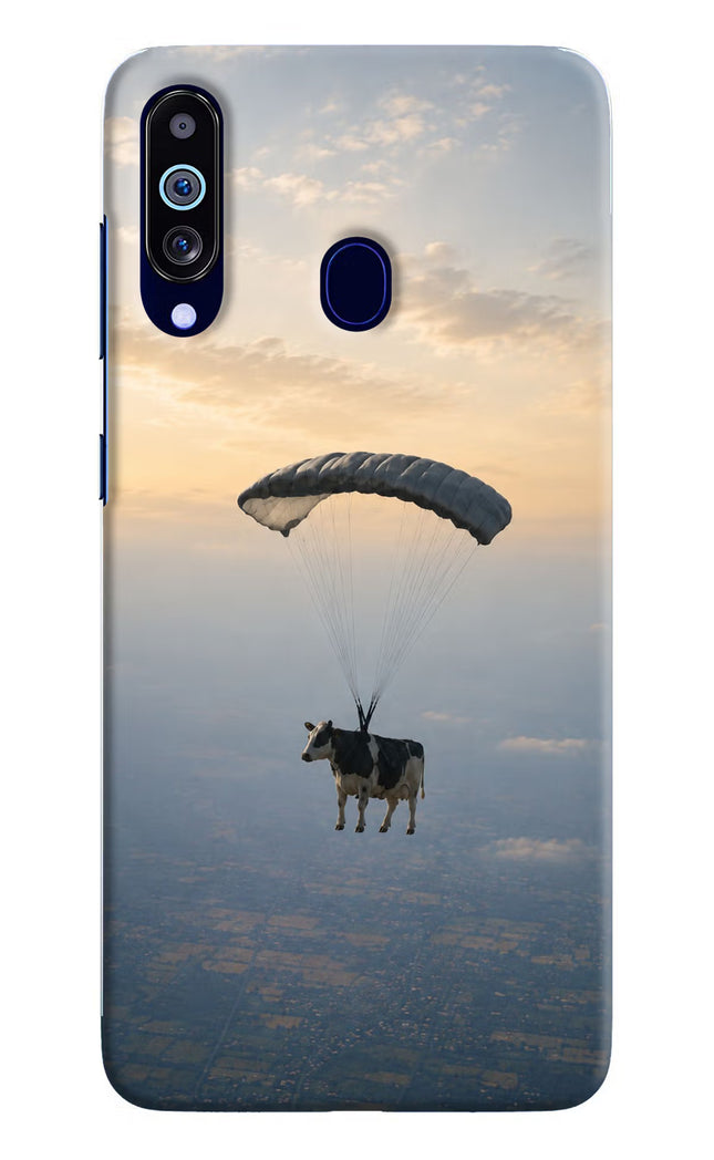 Skydiving Cow Samsung M40/A60 Hard Case Back Cover by Casekaro