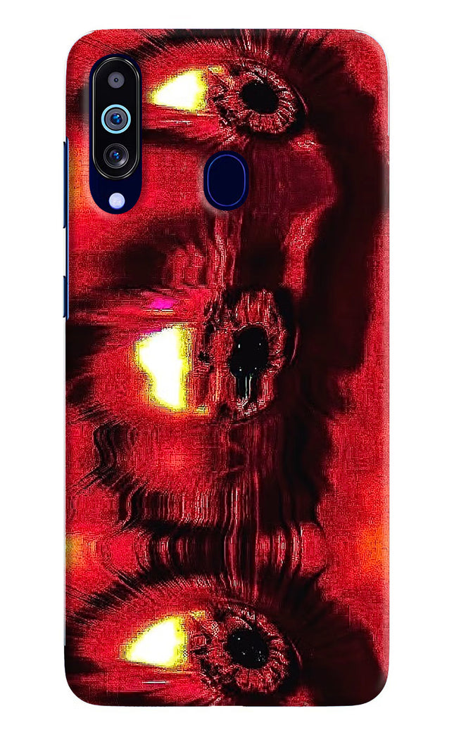 Fire Eye Samsung M40/A60 Hard Case Back Cover by Casekaro