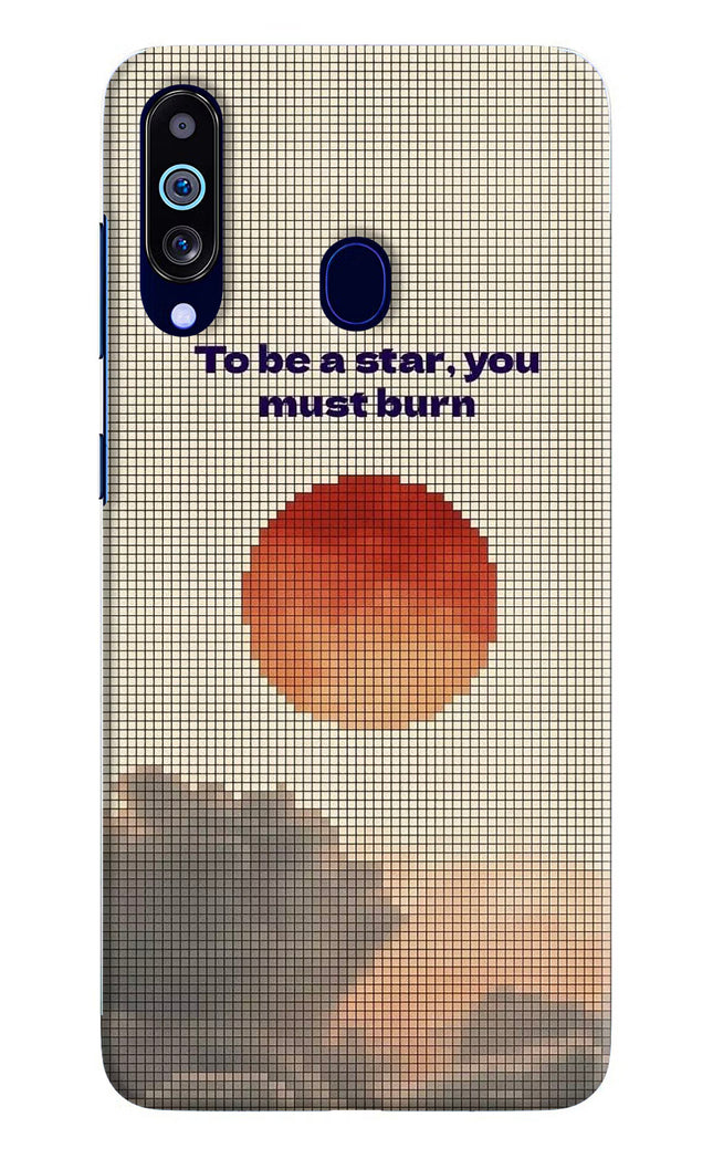 Pixel Sun Samsung M40/A60 Hard Case Back Cover by Casekaro