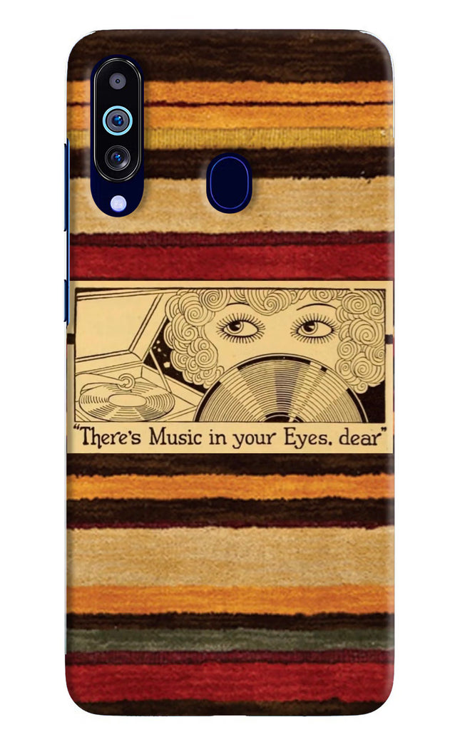 Vinyl Stripes Samsung M40/A60 Hard Case Back Cover by Casekaro