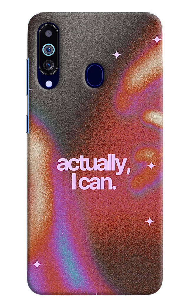 Pink Aura Samsung M40/A60 Hard Case Back Cover by Casekaro