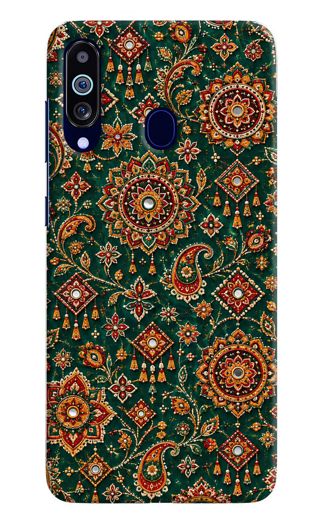 Green Pataka Samsung M40/A60 Hard Case Back Cover by Casekaro