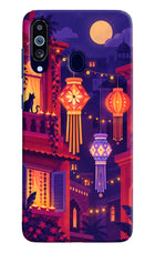 Lantern Lane Samsung M40/A60 Hard Case Back Cover by Casekaro