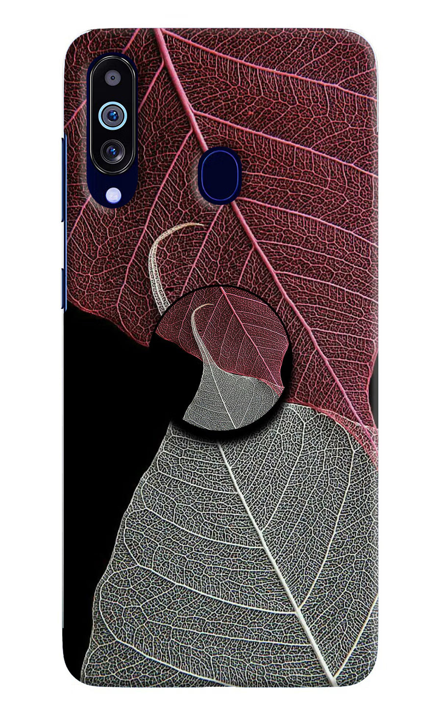 Leaf Pattern Samsung M40/A60 Pop Case, Hard case