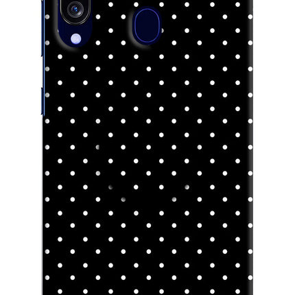 White Dots Samsung M40/A60 Pop Case by Casekaro