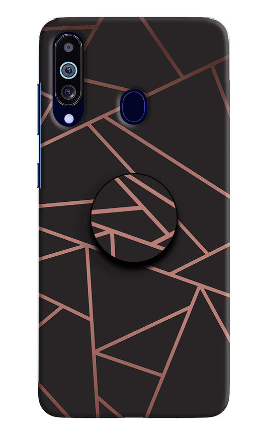 Geometric Pattern Samsung M40/A60 Pop Case by Casekaro