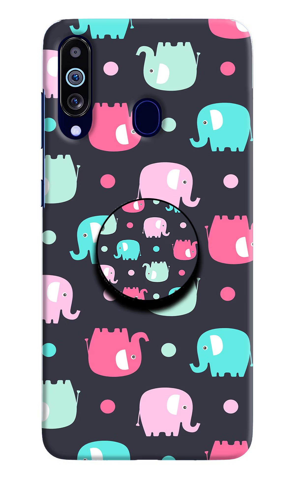 Baby Elephants Samsung M40/A60 Pop Case by Casekaro