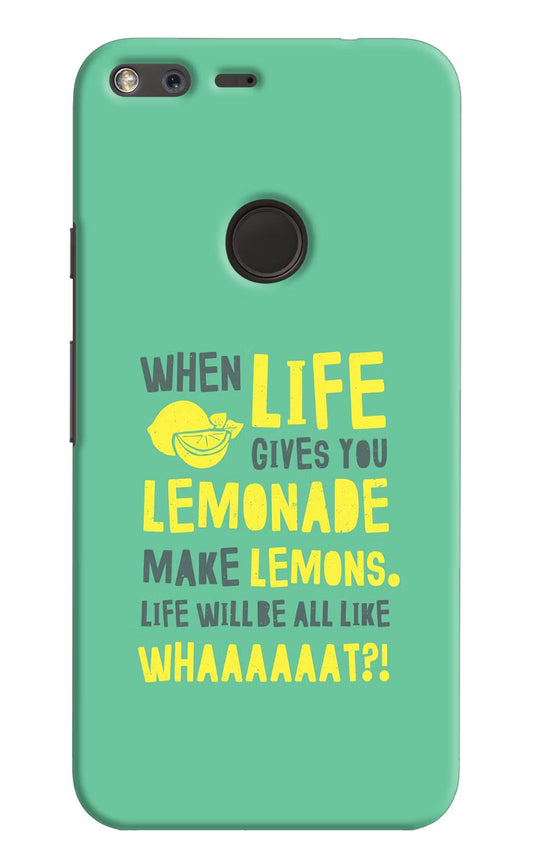 Quote Google Pixel Hard Case Back Cover by Casekaro