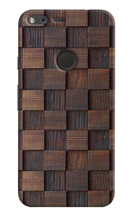 Wooden Cube Design Google Pixel Hard Case Back Cover by Casekaro