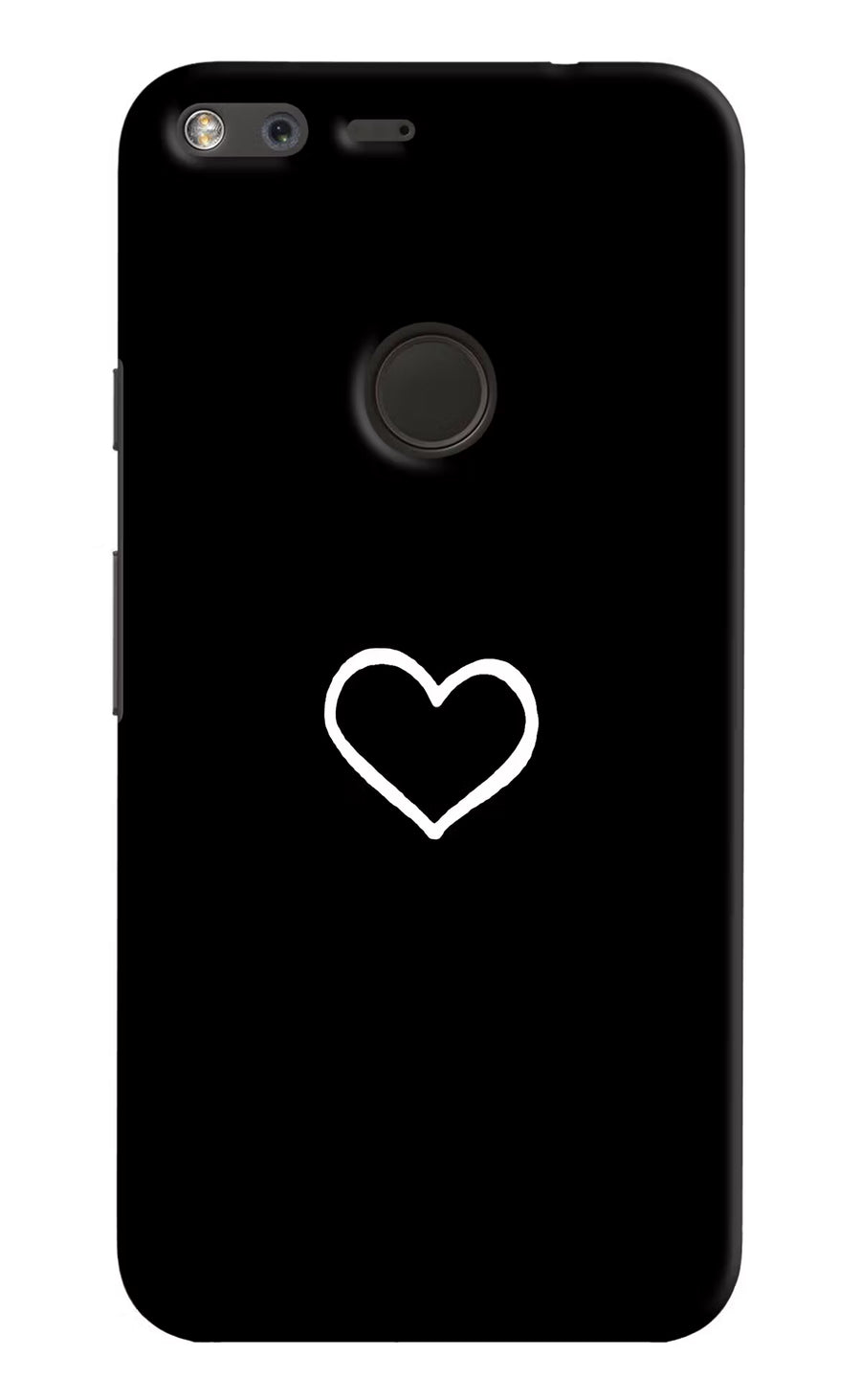 Heart Google Pixel Back Cover, Hard case