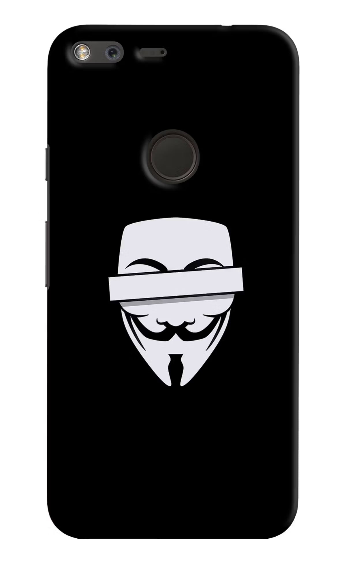 Anonymous Face Google Pixel Hard Case Back Cover by Casekaro