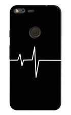 Heart Beats Google Pixel Hard Case Back Cover by Casekaro