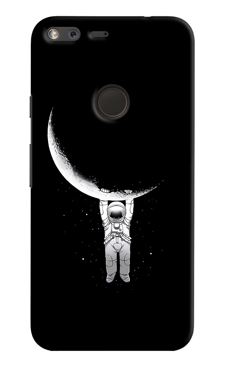 Moon Space Google Pixel Back Cover, Hard case