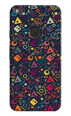 Geometric Abstract Google Pixel Hard Case Back Cover by Casekaro