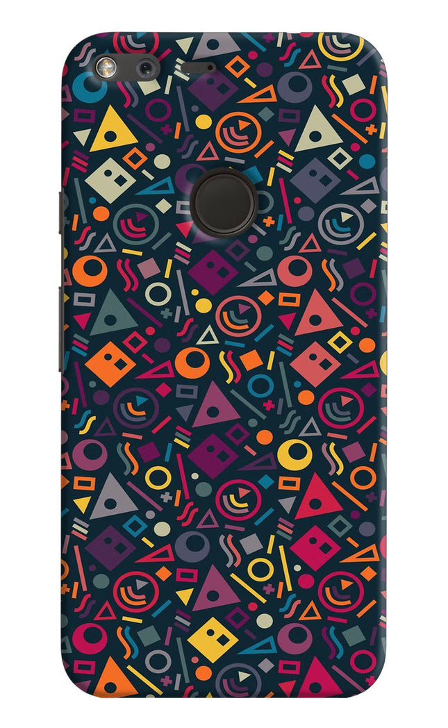 Geometric Abstract Google Pixel Hard Case Back Cover by Casekaro