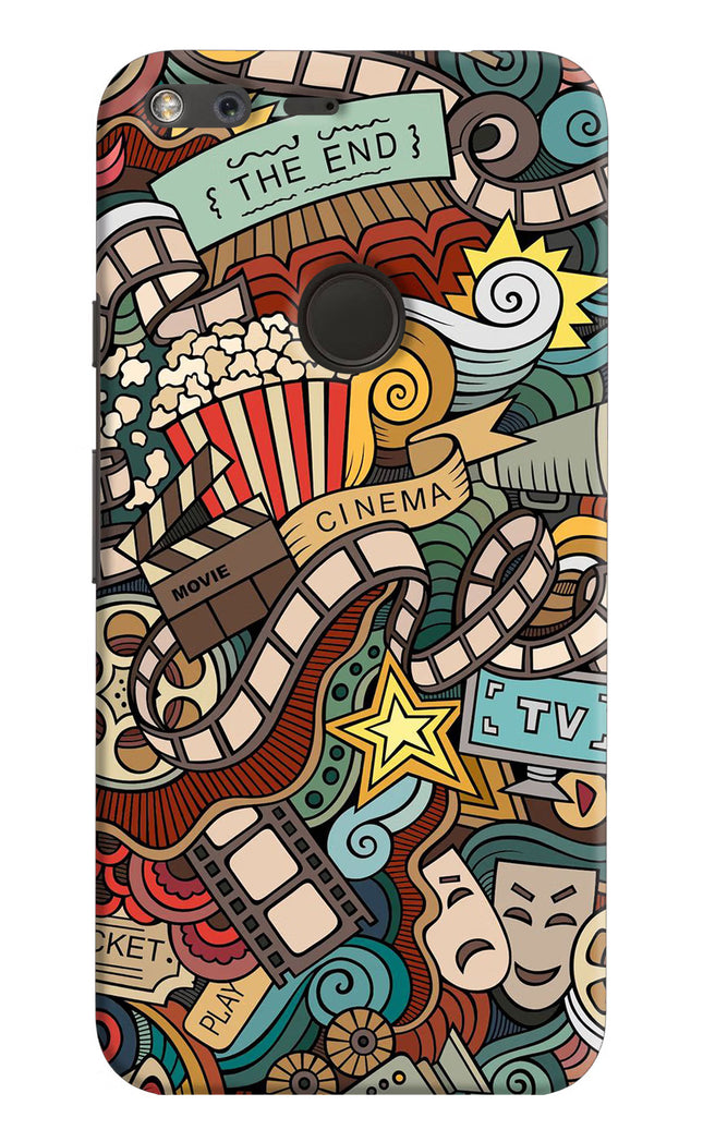 Cinema Abstract Google Pixel Hard Case Back Cover by Casekaro