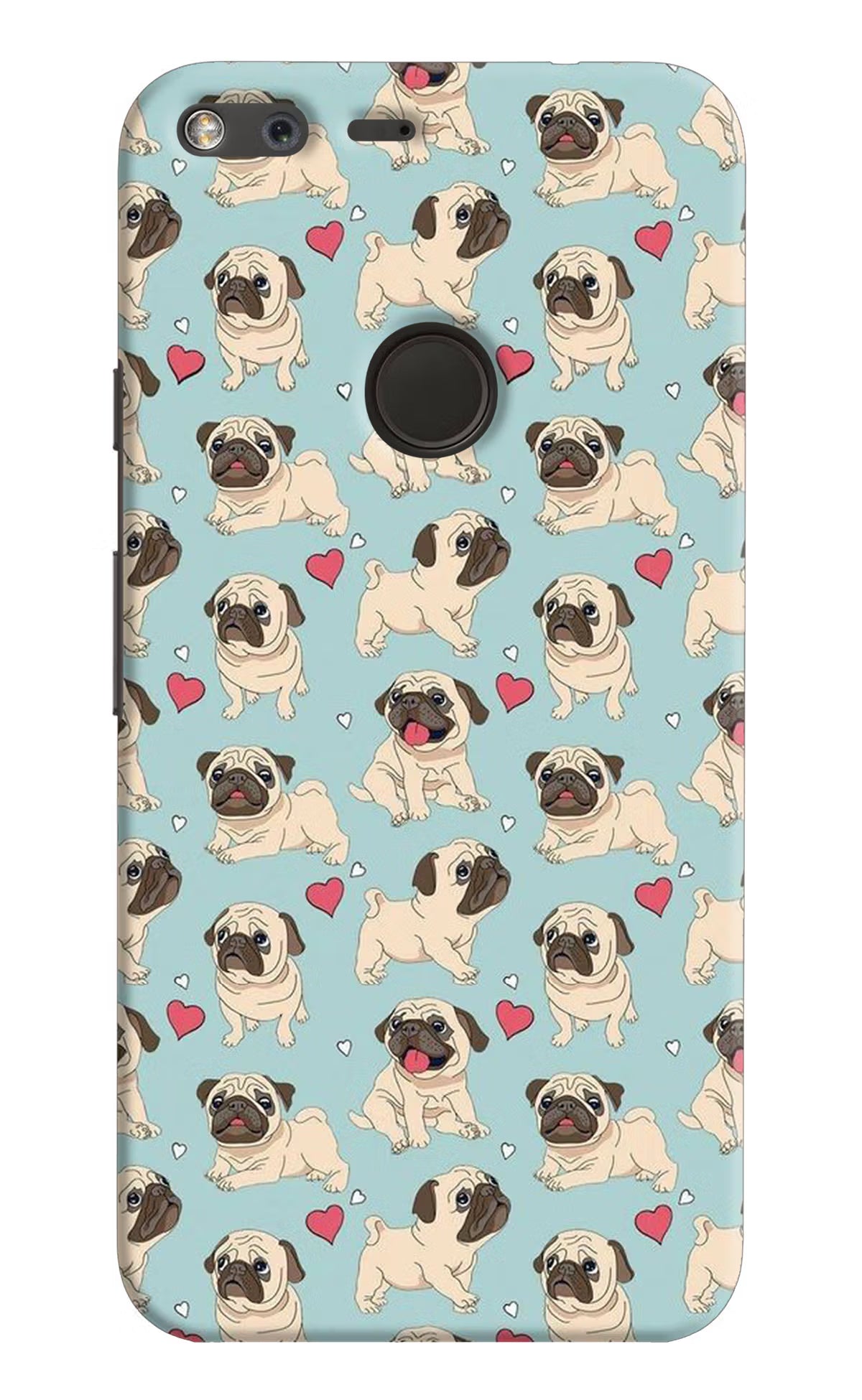 Pug Dog Google Pixel Hard Case Back Cover by Casekaro