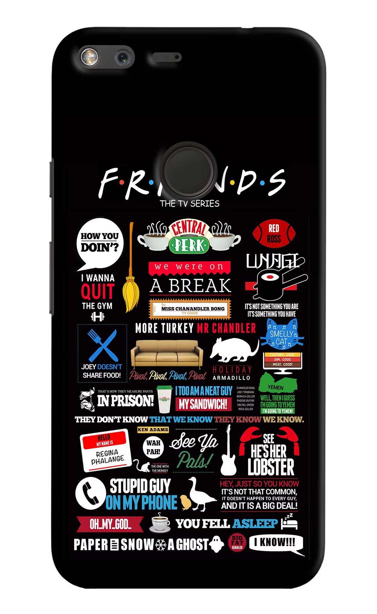 FRIENDS Google Pixel Hard Case Back Cover by Casekaro
