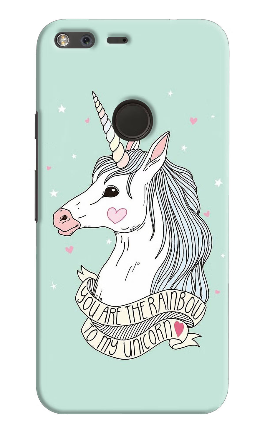 Unicorn Wallpaper Google Pixel Back Cover, Hard case