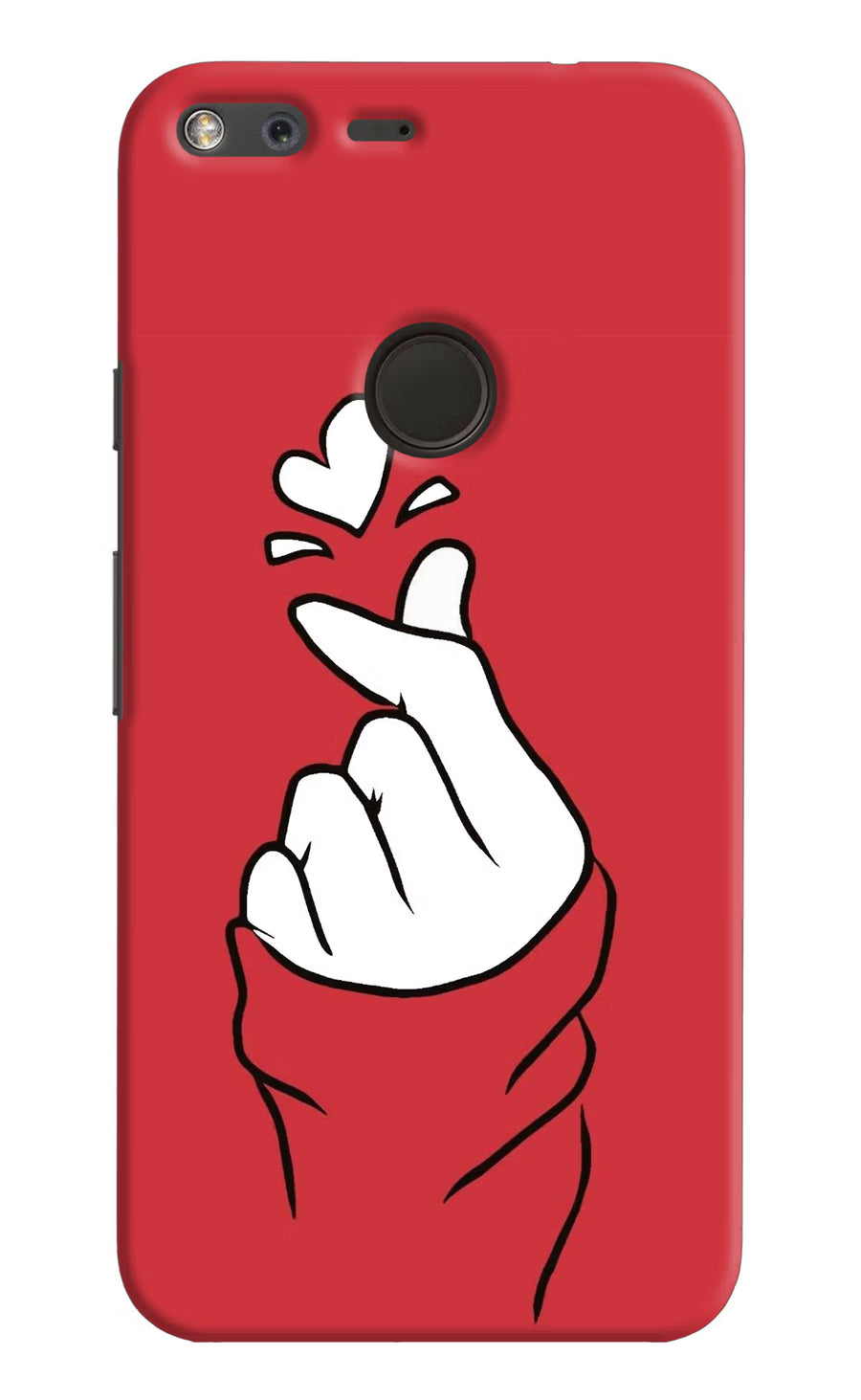 Korean Love Sign Google Pixel Back Cover, Hard case