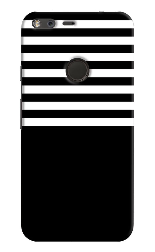 Black and White Print Google Pixel Hard Case Back Cover by Casekaro