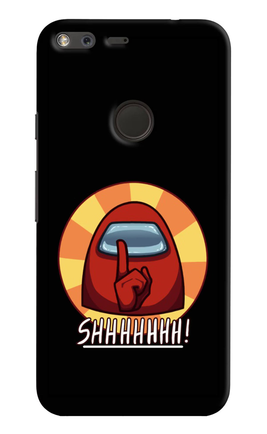 Among Us Shhh! Google Pixel Back Cover, Hard case