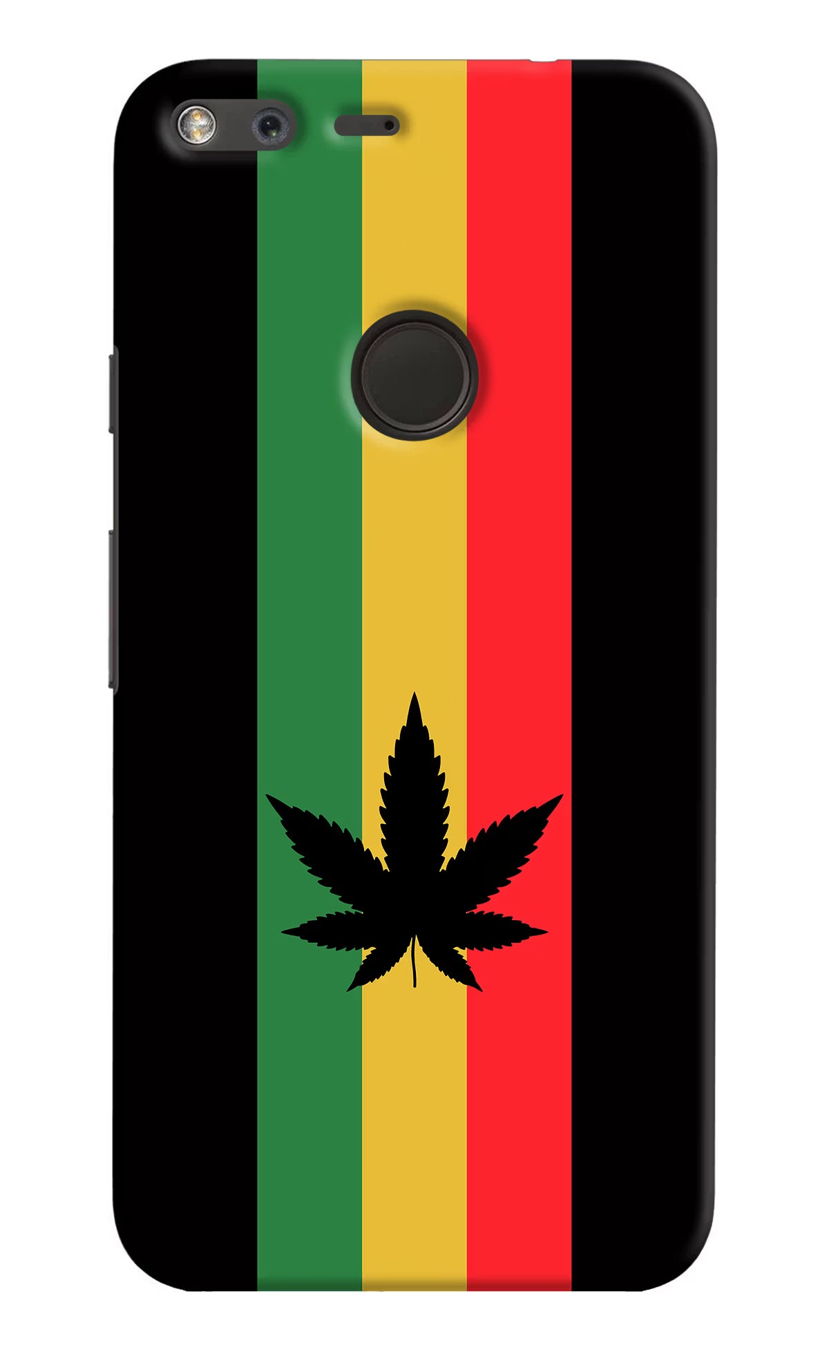 Weed Flag Google Pixel Hard Case Back Cover by Casekaro